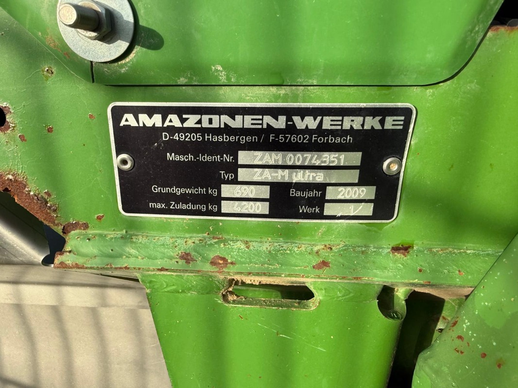 Amazone ZAM-Ultra 4200 Profis Hydro - Опрыскиватель: фото 5 Amazone ZAM-Ultra 4200 Profis Hydro - Опрыскиватель: фото 5