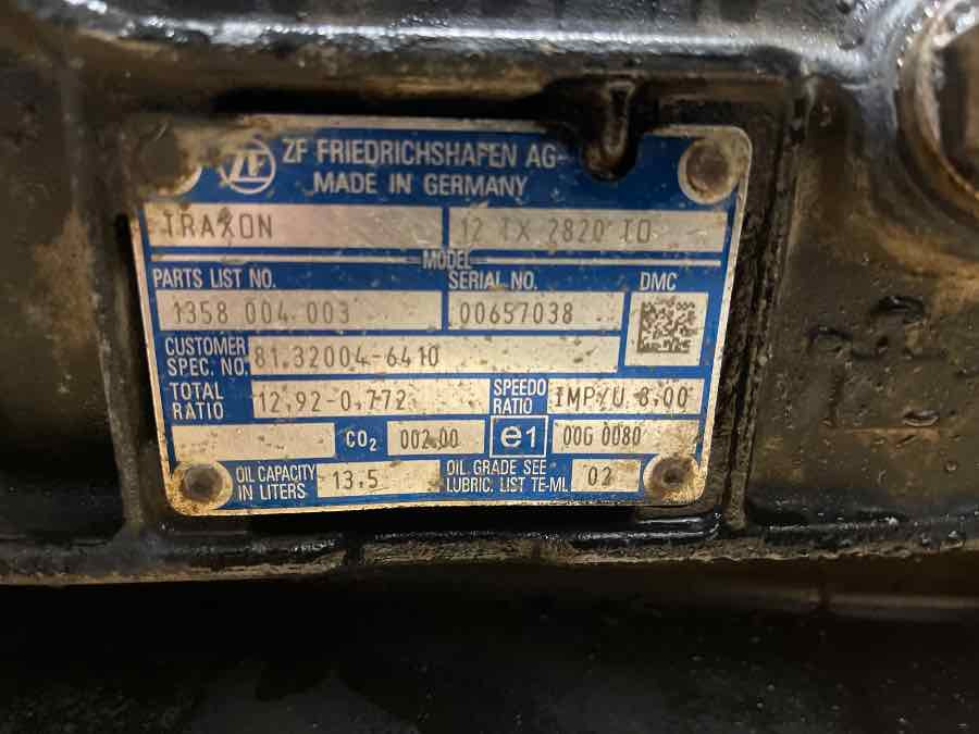 MAN GEARBOX 12TX2820 TO // 81.32004-6410 - Коробка передач для Грузовиков: фото 3 MAN GEARBOX 12TX2820 TO // 81.32004-6410 - Коробка передач для Грузовиков: фото 3