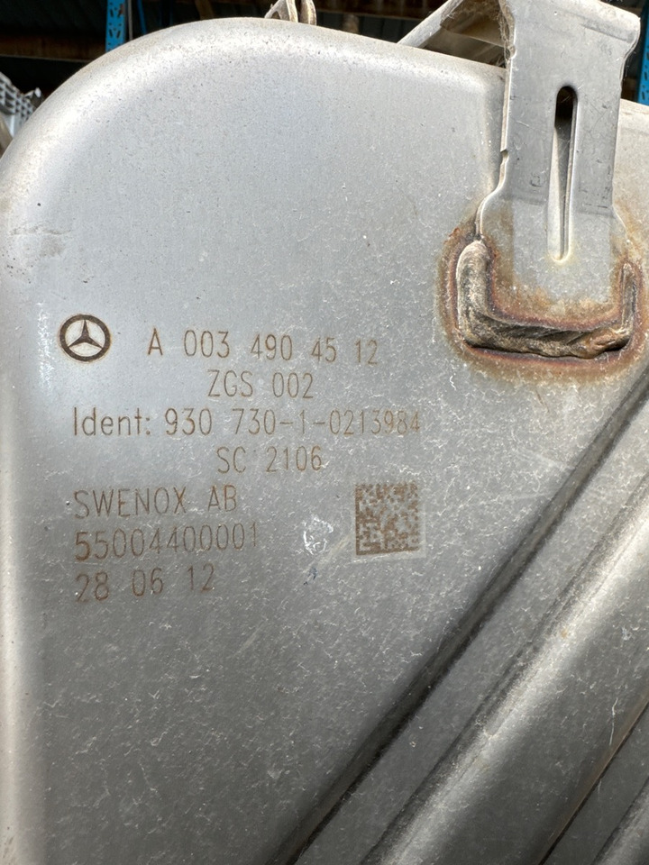 MERCEDES EXHAUST A0034904512 - Катализатор для Грузовиков: фото 1 MERCEDES EXHAUST A0034904512 - Катализатор для Грузовиков: фото 1