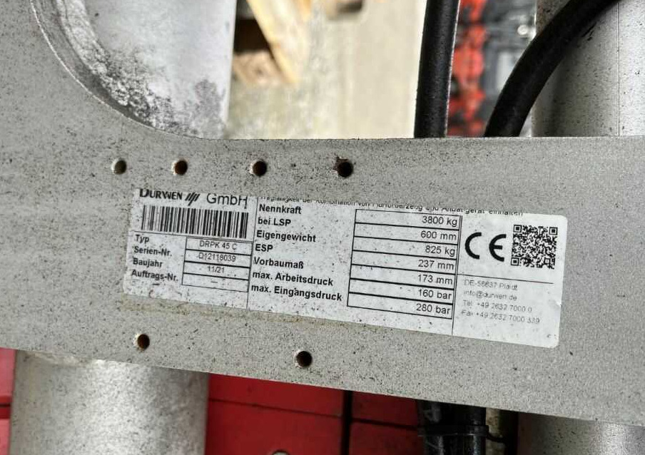 Durwen DRPK45C - Вилы для Вилочных погрузчиков: фото 5 Durwen DRPK45C - Вилы для Вилочных погрузчиков: фото 5