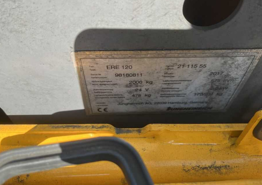 Jungheinrich ERE120 - Тележка: фото 4 Jungheinrich ERE120 - Тележка: фото 4