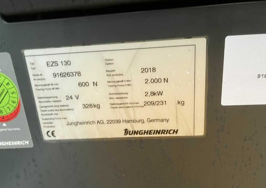 Jungheinrich EZS130 - Складской тягач: фото 4 Jungheinrich EZS130 - Складской тягач: фото 4