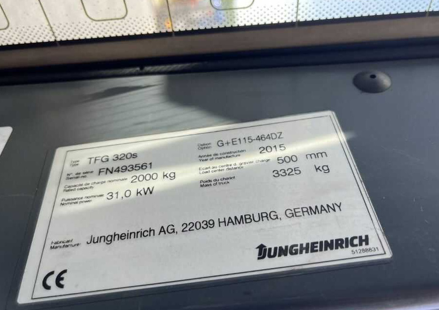 Jungheinrich TFG320s - Газовый погрузчик: фото 4 Jungheinrich TFG320s - Газовый погрузчик: фото 4