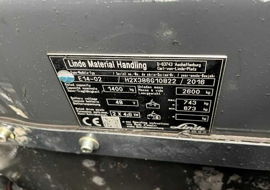 Linde E14-02 - Электропогрузчик: фото 4 Linde E14-02 - Электропогрузчик: фото 4