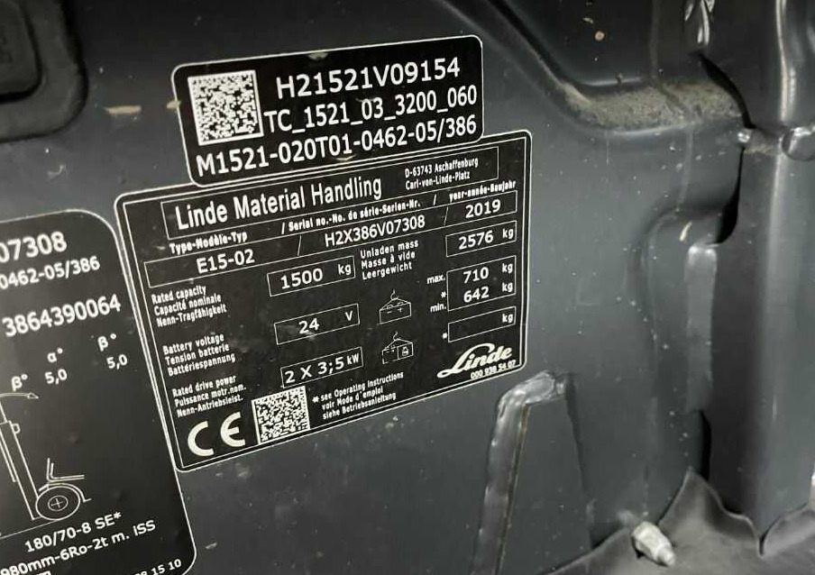 Linde E15-01 - Электропогрузчик: фото 1 Linde E15-01 - Электропогрузчик: фото 1