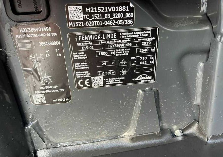 Linde E15-02 - Электропогрузчик: фото 4 Linde E15-02 - Электропогрузчик: фото 4