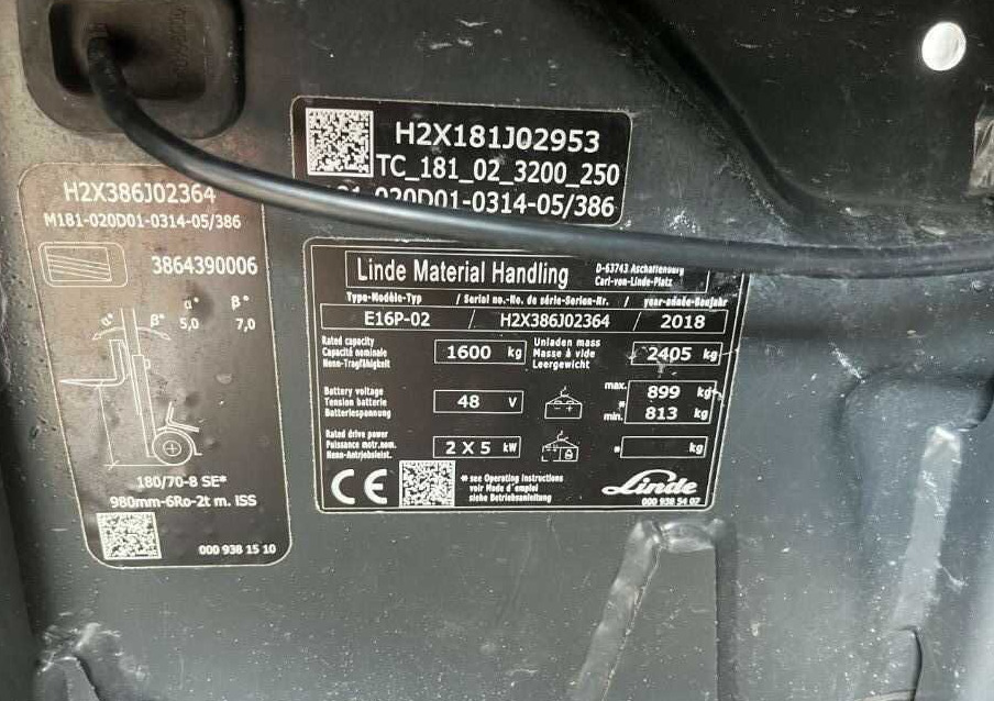 Linde E16P-02 - Электропогрузчик: фото 4 Linde E16P-02 - Электропогрузчик: фото 4