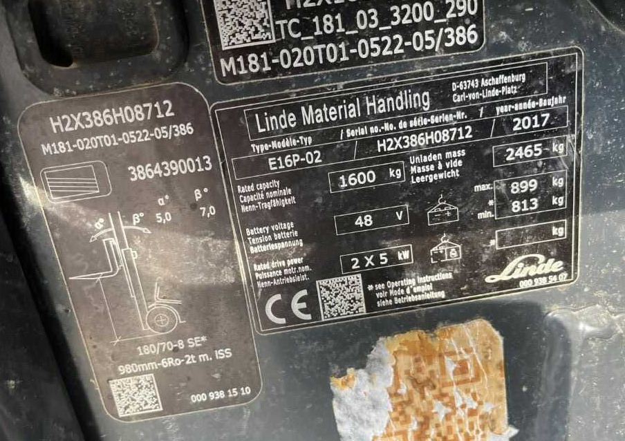 Linde E16P-02 - Электропогрузчик: фото 4 Linde E16P-02 - Электропогрузчик: фото 4