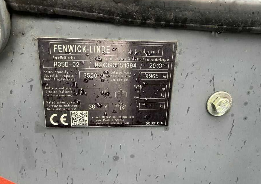 Linde H35D-02 - Дизельный погрузчик: фото 4 Linde H35D-02 - Дизельный погрузчик: фото 4