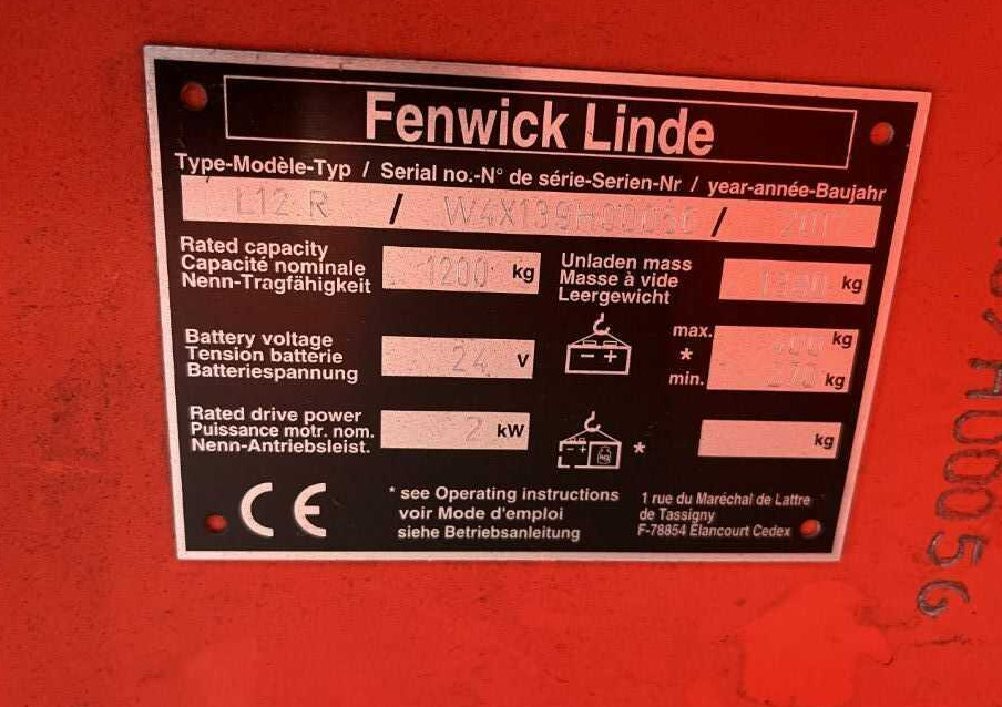 Linde L12R - Штабелер: фото 4 Linde L12R - Штабелер: фото 4