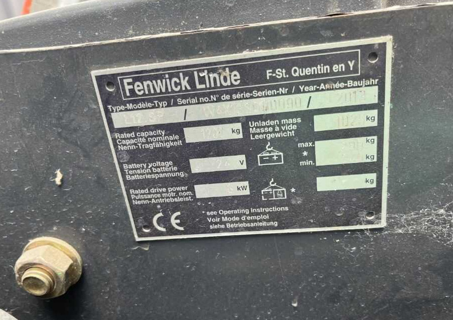 Linde L12SP - Штабелер: фото 4 Linde L12SP - Штабелер: фото 4