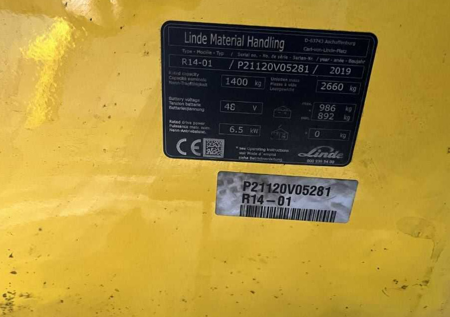 Linde R14-01 - Ричтрак: фото 4 Linde R14-01 - Ричтрак: фото 4