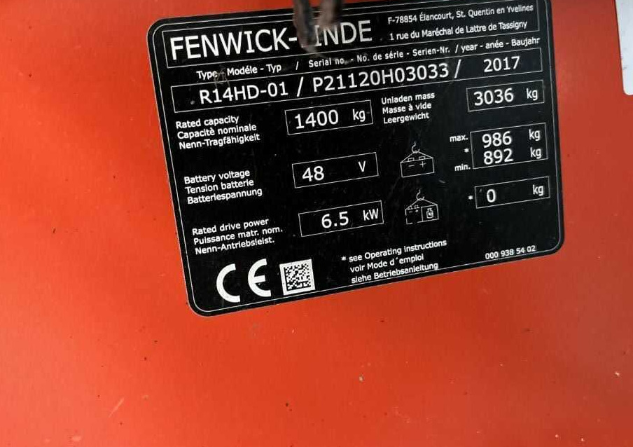 Linde R14HD-01 - Ричтрак: фото 4 Linde R14HD-01 - Ричтрак: фото 4