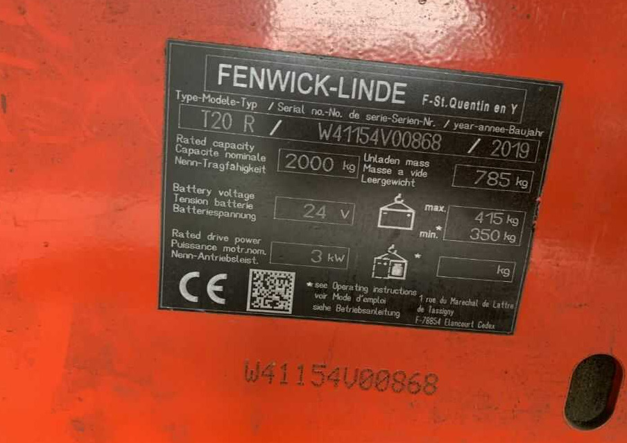 Linde T20R - Тележка: фото 4 Linde T20R - Тележка: фото 4