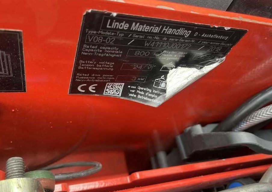 Linde V08-02 - Сборщик заказов: фото 4 Linde V08-02 - Сборщик заказов: фото 4