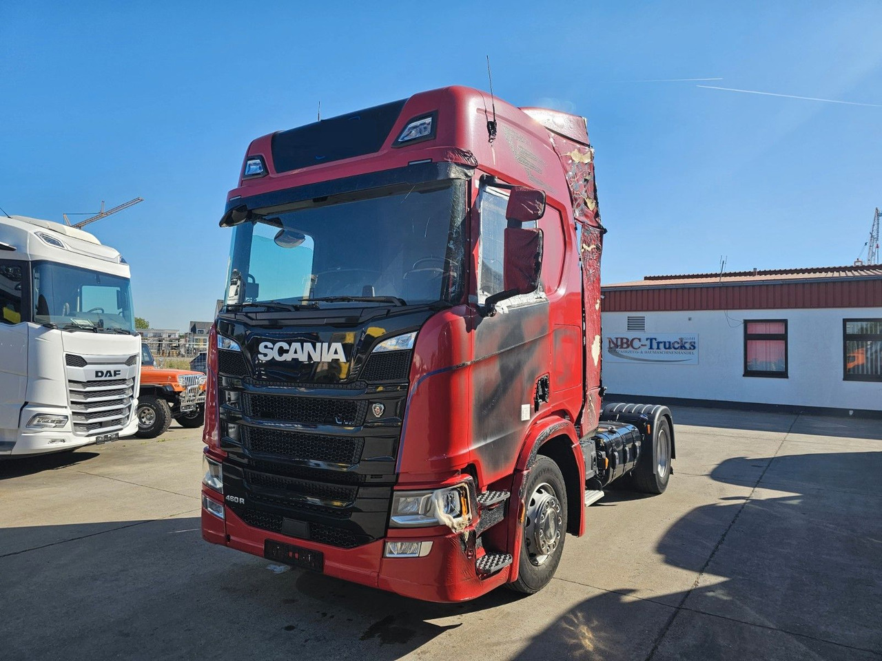 Scania R 460 * BRANDSCHADEN * ACC * RETARDER * LEDER * - Тягач: фото 1 Scania R 460 * BRANDSCHADEN * ACC * RETARDER * LEDER * - Тягач: фото 1