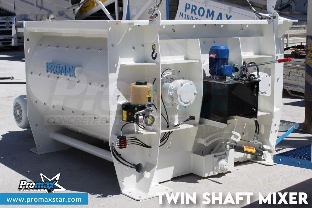 Promax 2m3 / 3m3 / 5m3 TWIN SHAFT MIXER - Бетономешалка: фото 2 Promax 2m3 / 3m3 / 5m3 TWIN SHAFT MIXER - Бетономешалка: фото 2