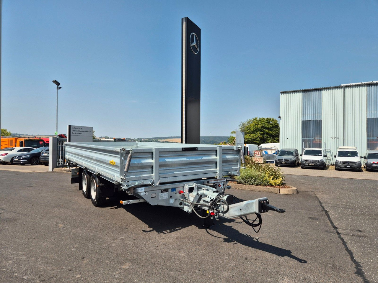 Самосвальный прицеп Humbaur HTK 115524 Dreiseitenkipper vollverzinkt: фото 8