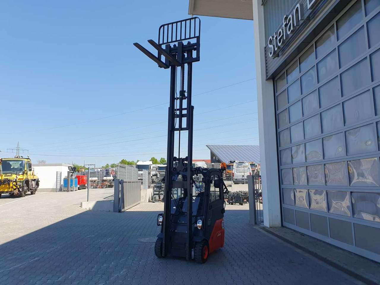 Электропогрузчик Linde E14 - 01 / Triplex: 4.10m! / SS / nur 1.003h!: фото 14