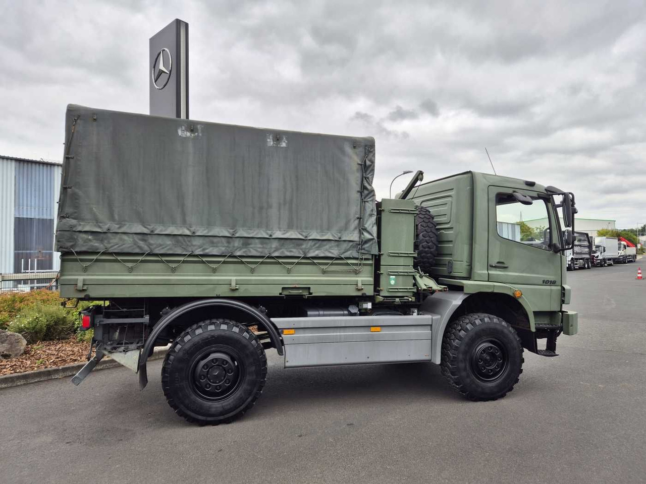 Тентованный грузовик Mercedes-Benz Atego 1018 A 4x4 Singlebereifung 6 Stück vorh.: фото 7