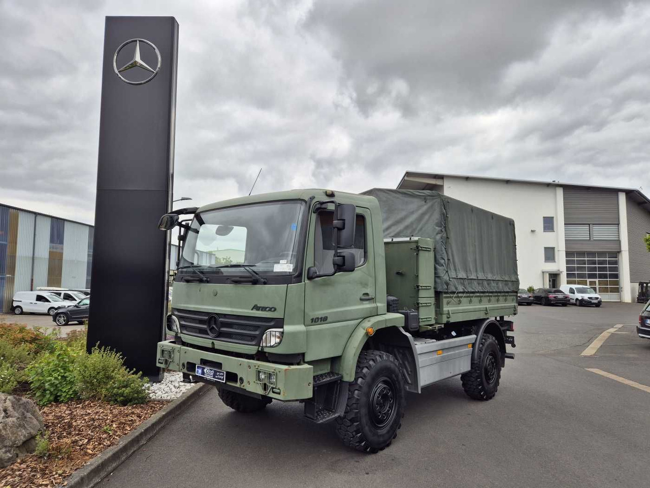 Mercedes-Benz Atego 1018 A 4x4 Singlebereifung 6 Stück vorh. - Грузовик бортовой/ Платформа: фото 1 Mercedes-Benz Atego 1018 A 4x4 Singlebereifung 6 Stück vorh. - Грузовик бортовой/ Платформа: фото 1
