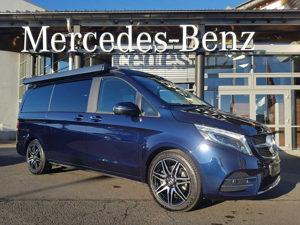 Mercedes-Benz V 300 d Marco Polo AMG Markise AHK2,5 360° MBUX - Микроавтобус, Пассажирский фургон: фото 1 Mercedes-Benz V 300 d Marco Polo AMG Markise AHK2,5 360° MBUX - Микроавтобус, Пассажирский фургон: фото 1