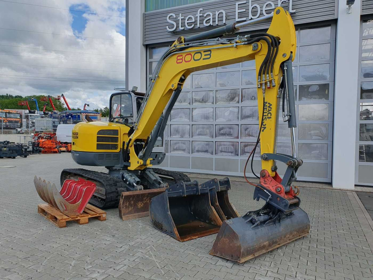 Wacker 8003 / MS08 / nur 4.035h / 2014 / Löffelpaket - Гусеничный экскаватор: фото 2 Wacker 8003 / MS08 / nur 4.035h / 2014 / Löffelpaket - Гусеничный экскаватор: фото 2