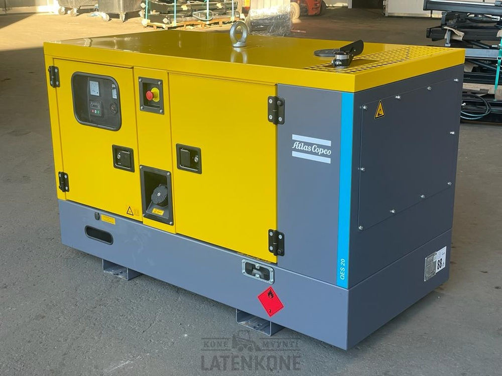 Электрогенератор Atlas Copco QES 20 50 Hz Generaattori StageV: фото 11