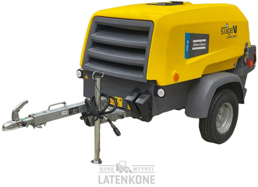 Atlas Copco XAS 38 StV Vaunukompressori UUSI - Воздушный компрессор: фото 1 Atlas Copco XAS 38 StV Vaunukompressori UUSI - Воздушный компрессор: фото 1