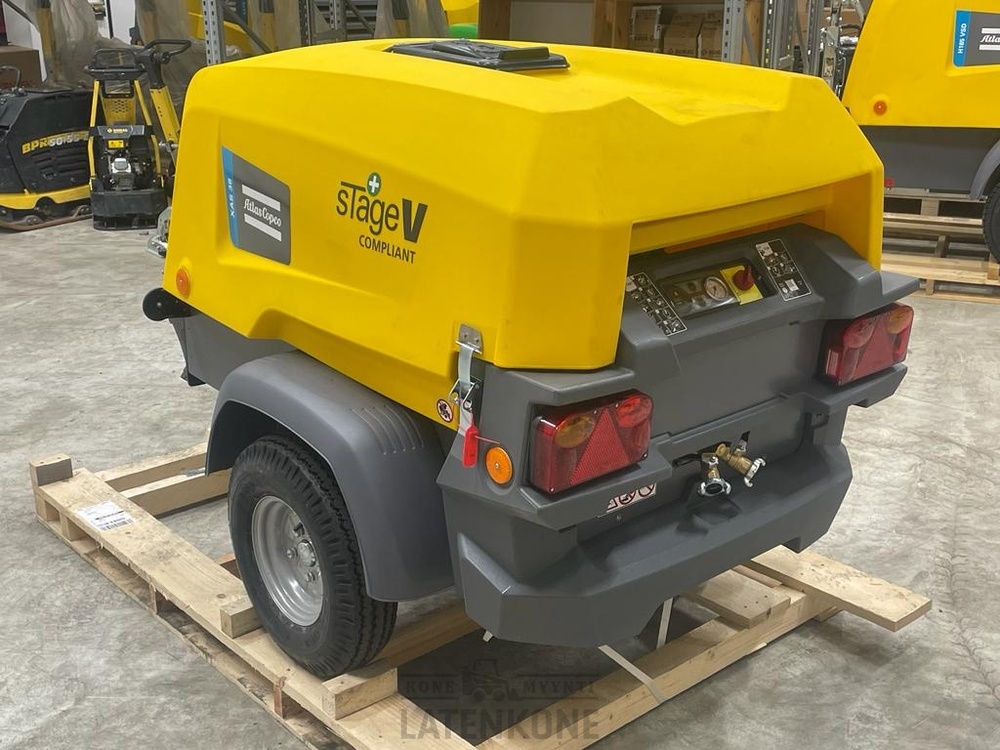 Atlas Copco XAS 38 StV Vaunukompressori UUSI - Воздушный компрессор: фото 4 Atlas Copco XAS 38 StV Vaunukompressori UUSI - Воздушный компрессор: фото 4