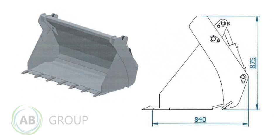 ArkMET 4in1 XL bucket A303.200 - Ковш для погрузчика: фото 4 ArkMET 4in1 XL bucket A303.200 - Ковш для погрузчика: фото 4
