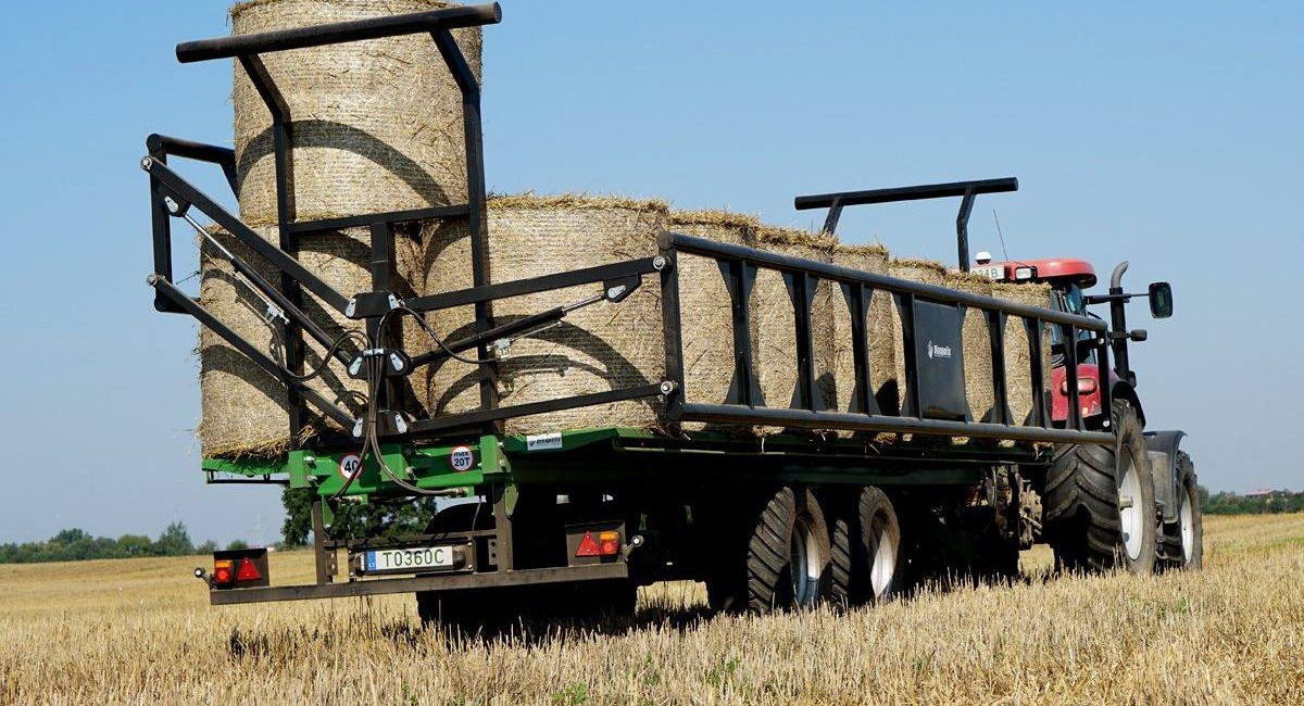 Dinapolis bale trailer 20t, RPP-9000 - Сельскохозяйственный прицеп-платформа: фото 1 Dinapolis bale trailer 20t, RPP-9000 - Сельскохозяйственный прицеп-платформа: фото 1