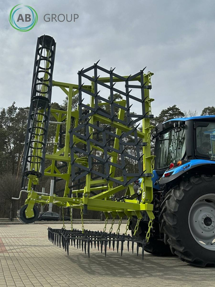 POM Augustów 7-field mounted tine harrow with string roller - Борона: фото 1 POM Augustów 7-field mounted tine harrow with string roller - Борона: фото 1
