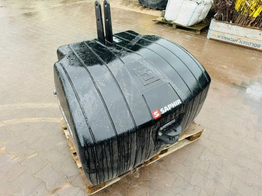 Saphir BALAST do ciągnika SAPHIR 1500 kg, 2022 rok produkcji - Противовес для Тракторов: фото 3 Saphir BALAST do ciągnika SAPHIR 1500 kg, 2022 rok produkcji - Противовес для Тракторов: фото 3