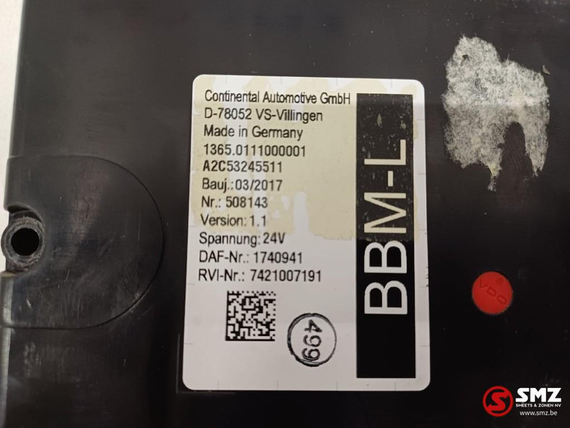 DAF Occ ECU BBM-L regeleenheid DAF - Блок управления для Грузовиков: фото 4 DAF Occ ECU BBM-L regeleenheid DAF - Блок управления для Грузовиков: фото 4