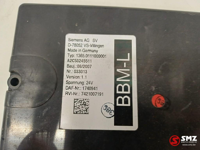 DAF Occ ECU BBM-L regeleenheid DAF - Блок управления для Грузовиков: фото 3 DAF Occ ECU BBM-L regeleenheid DAF - Блок управления для Грузовиков: фото 3