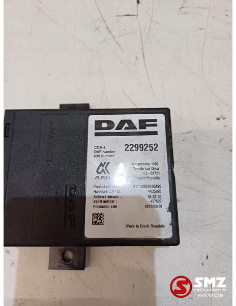 DAF Occ ECU CDS4 regeleenheid DAF - Блок управления для Грузовиков: фото 5 DAF Occ ECU CDS4 regeleenheid DAF - Блок управления для Грузовиков: фото 5