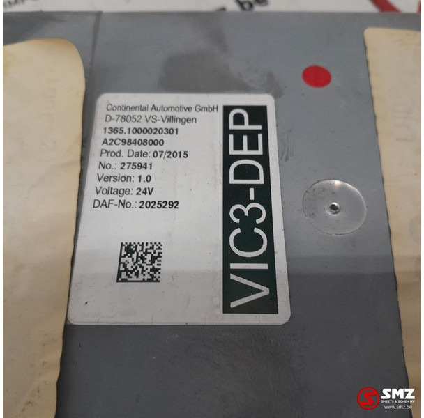 DAF Occ ECU VIC3 regeleenheid DAF - Блок управления для Грузовиков: фото 5 DAF Occ ECU VIC3 regeleenheid DAF - Блок управления для Грузовиков: фото 5