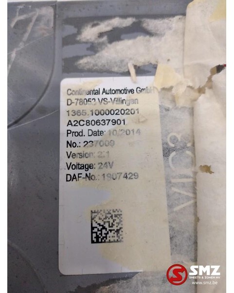DAF Occ Ecu Daf XF euro 6 VIC3 1907429 - Блок управления для Грузовиков: фото 2 DAF Occ Ecu Daf XF euro 6 VIC3 1907429 - Блок управления для Грузовиков: фото 2