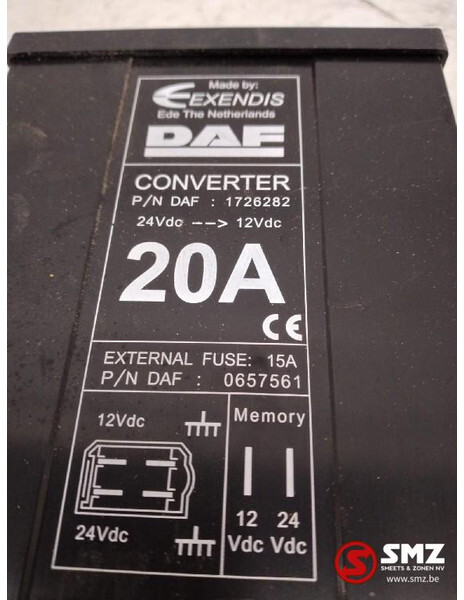 DAF Occ spanningsomvormer 24V-12V 20A DAF XF105 - Электрическая система для Грузовиков: фото 2 DAF Occ spanningsomvormer 24V-12V 20A DAF XF105 - Электрическая система для Грузовиков: фото 2