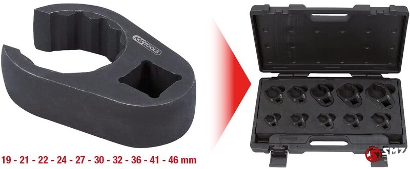 Diversen Open opsteekringsleutelset 19-46 MM 10PCS - Автомобильный инструмент: фото 5 Diversen Open opsteekringsleutelset 19-46 MM 10PCS - Автомобильный инструмент: фото 5