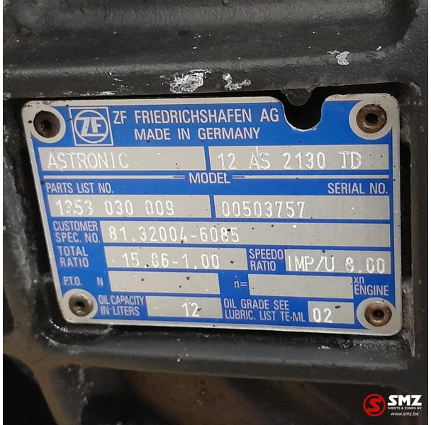 MAN Occ versnellingsbak 12AS2130TD MAN - Коробка передач для Грузовиков: фото 5 MAN Occ versnellingsbak 12AS2130TD MAN - Коробка передач для Грузовиков: фото 5