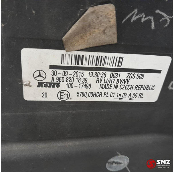 Mercedes-Benz Occ koplamp links Mercedes - Передняя фара для Грузовиков: фото 3 Mercedes-Benz Occ koplamp links Mercedes - Передняя фара для Грузовиков: фото 3