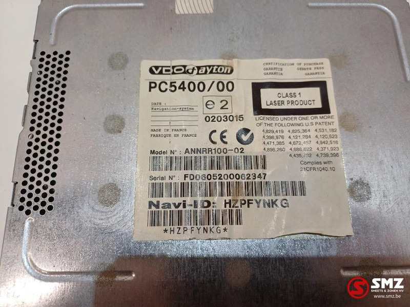 VDO Occ navigatiesysteem VDO Dayton PC5400 - Электрическая система для Грузовиков: фото 5 VDO Occ navigatiesysteem VDO Dayton PC5400 - Электрическая система для Грузовиков: фото 5