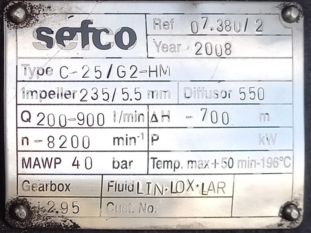 Полуприцеп-цистерна AGA Cryo Gas tank semi-trailer cryogenic used for nitrogen, argon, oxygen, LIN, LOX, LAR.: фото 6