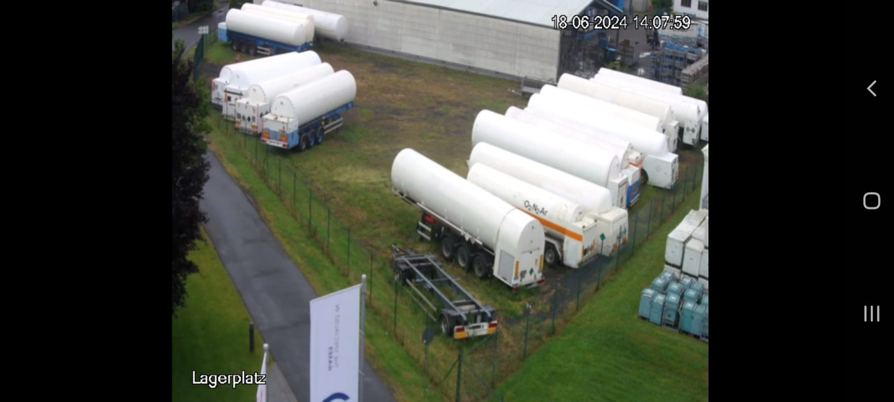 Прицеп-цистерна Aurepa gas tank semi trailer for oxygen, nitrogen, argon cryogenic: фото 16