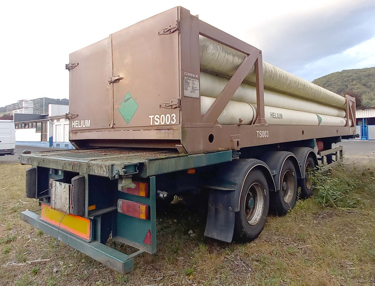 FRUEHAUF Gas tank tube semi-trailer used for compressed helium, hydrogen, Wasserstoff - Полуприцеп-цистерна: фото 3 FRUEHAUF Gas tank tube semi-trailer used for compressed helium, hydrogen, Wasserstoff - Полуприцеп-цистерна: фото 3