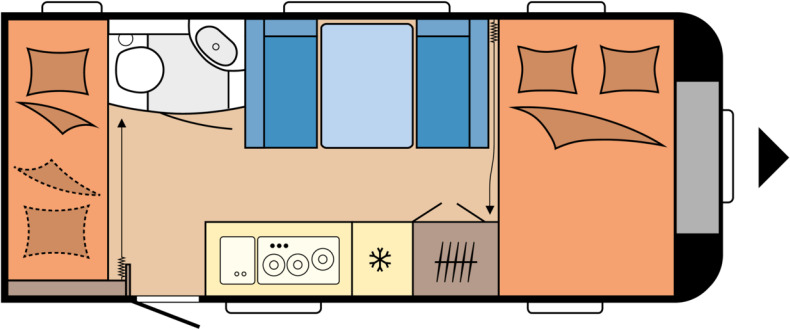 DE LUXE 490 KMF - Прицеп дача: фото 1 DE LUXE 490 KMF - Прицеп дача: фото 1