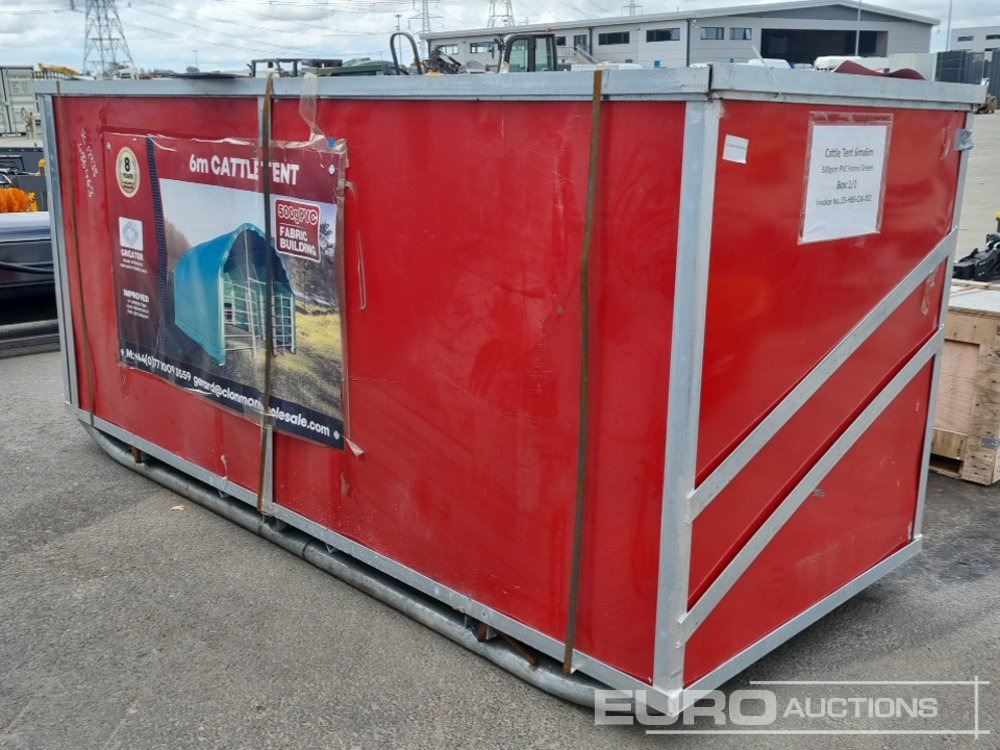 20' x 20' PVC Cattle Tent (Cannot Be Reconsigned) - Морской контейнер: фото 1 20' x 20' PVC Cattle Tent (Cannot Be Reconsigned) - Морской контейнер: фото 1