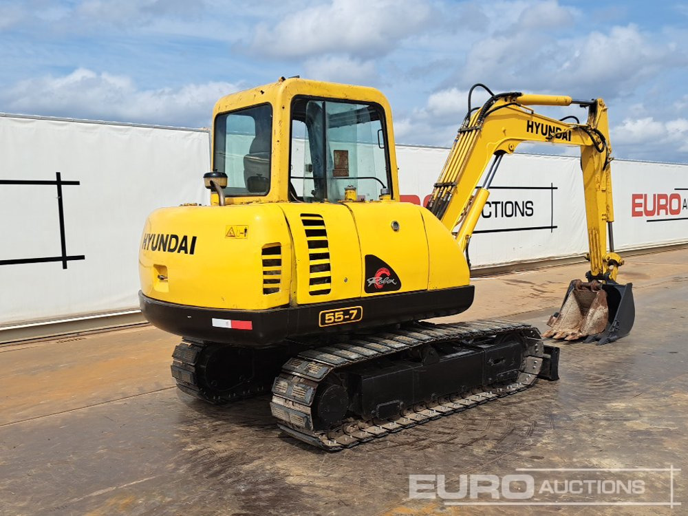 2008 Hyundai R55-7 - Мини-экскаватор: фото 5 2008 Hyundai R55-7 - Мини-экскаватор: фото 5